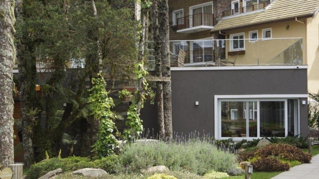 103/3 Apto Com Piscina Aquecida Gramado Eksteriør billede